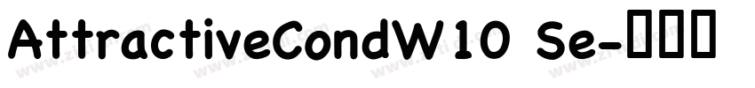AttractiveCondW10 Se字体转换
